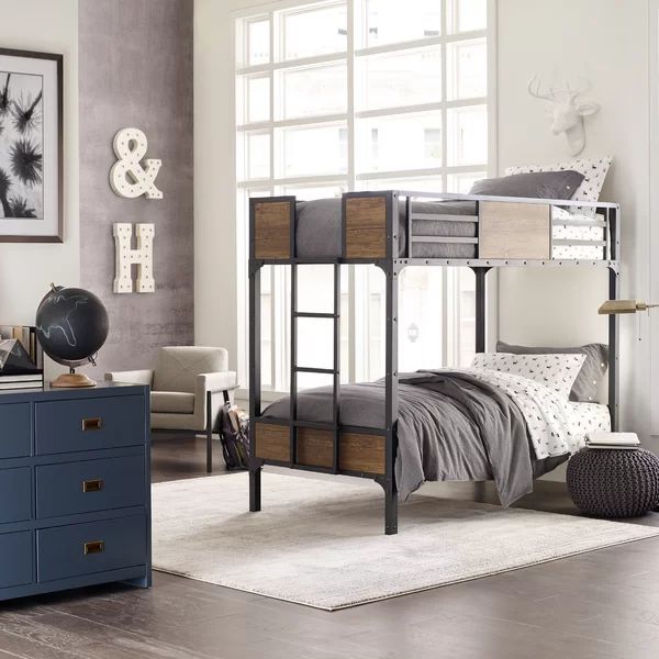Lakeway Standard Bunk Bed with Built-in-Desk by Greyleigh™ Baby & Kids | Wayfair North America