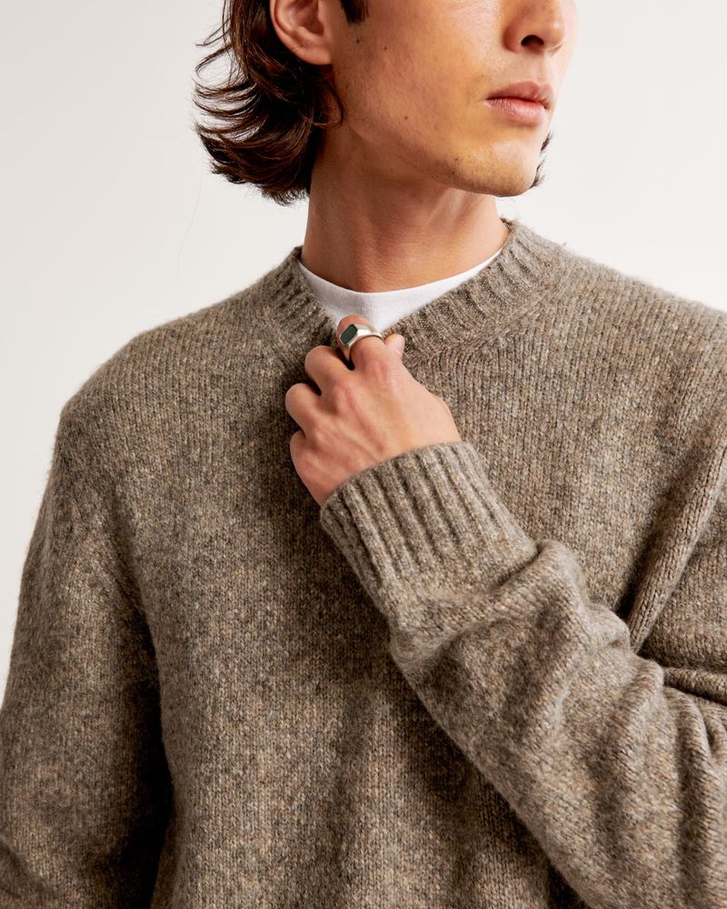 Marled Crew Sweater | Abercrombie & Fitch (US)