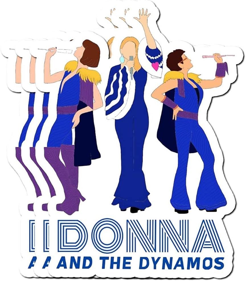 BeliNZStore Donna and The Dynamos Mamma Mia Stickers (3 Pcs/Pack) | Amazon (US)