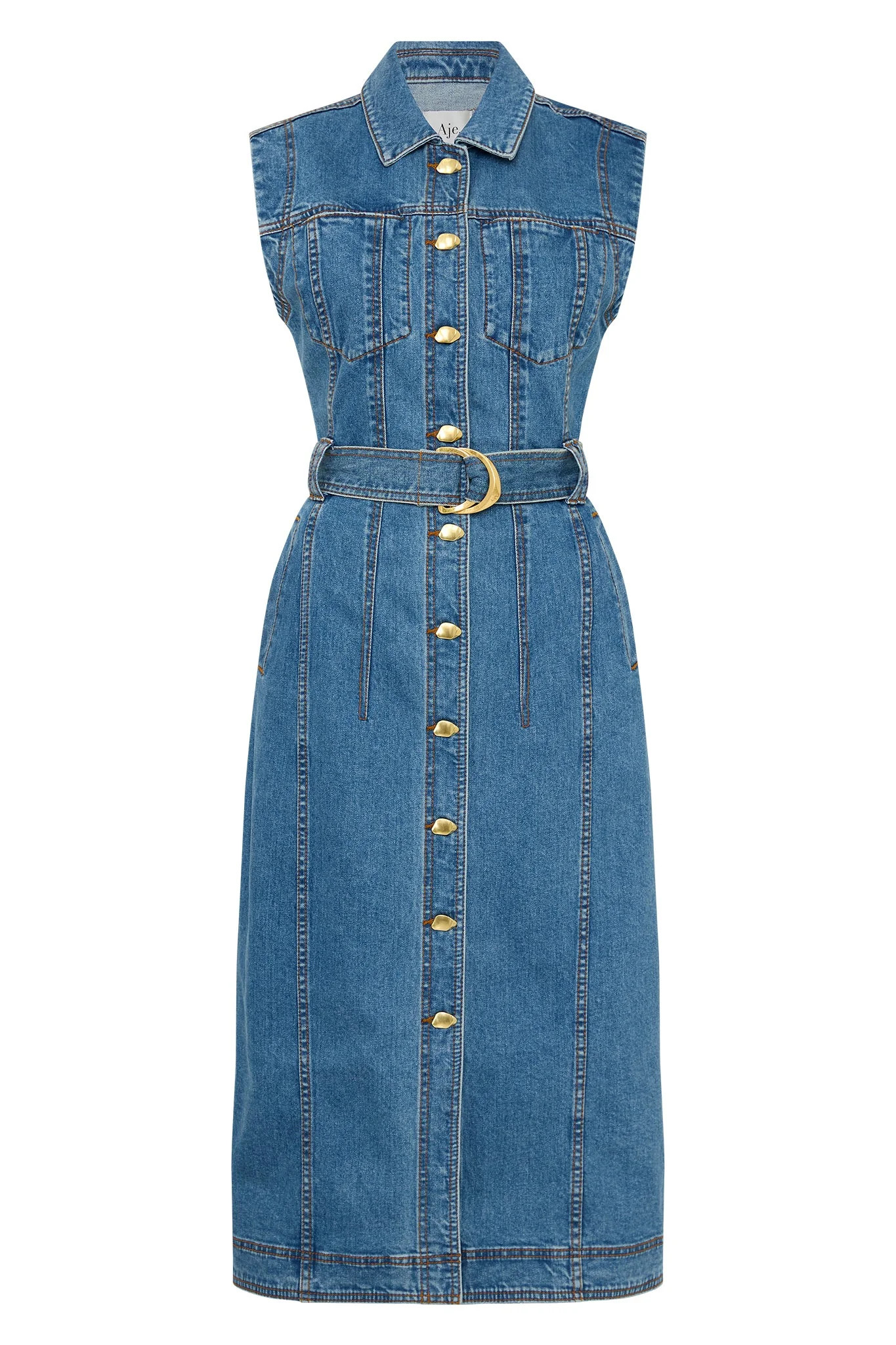 Darcie Denim Midi Dress
  
    USD $345.00
    USD $500.00
  Buy now from USD $86.25 per fortnigh... | aje. (US, UK, Europe, ROW)