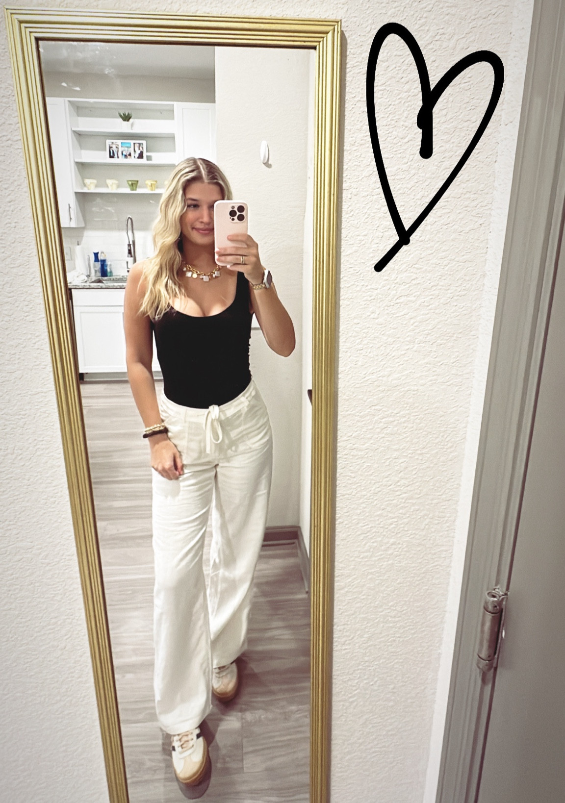 Perfect outfit for summer! Pants are lightweight and good for hot weather. Bodysuit is double lined and not see thru. 

#LTKFindsUnder100 #LTKTravel #LTKStyleTip