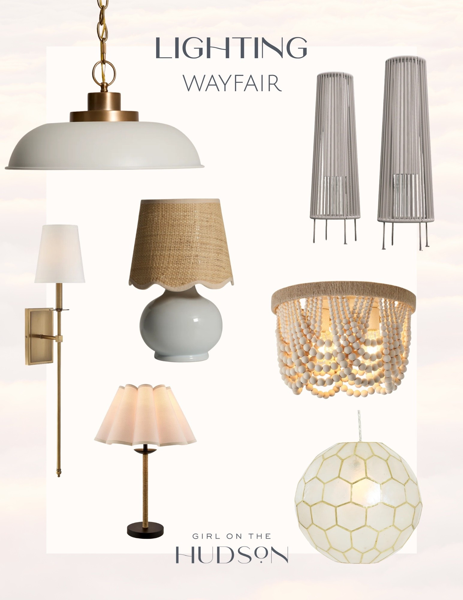 Lighting is one of the easiest ways to completely transform a home. From statement pendants and elegant wall sconces to table lamps and unique accent lighting, the right fixture adds warmth, character, and a designer inspired feel to every room. These Wayfair lighting finds are timeless pieces that make a space feel layered, elevated, and beautifully finished.

Wayfair lighting, pendant lighting, wall sconces, brass sconce, table lamps, floor lamps, ceiling lights, statement lighting, living room lighting, bedroom lighting, dining room lighting, home decor finds, designer inspired home, transitional home decor, traditional home style, interior design inspiration, layered lighting, home decorating ideas, lighting ideas, Girl on the Hudson

#LTKHome #LTKSeasonal