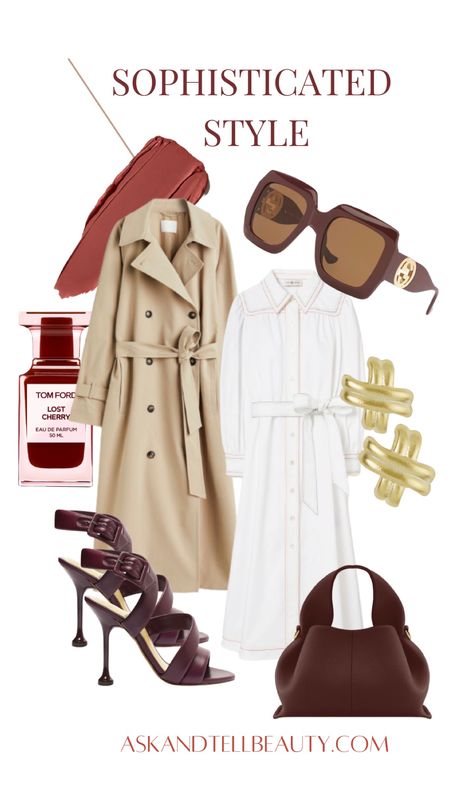 SOPHISTICATED STYLE // A classic look dressed up with modern accessories in ultra-rich burgundy tones. 

Sophisticated style, polished look, classic style, classic look, luxurious style, city style, nyc style, spring trends, spring style 

#LTKitbag #LTKstyletip #LTKshoecrush
