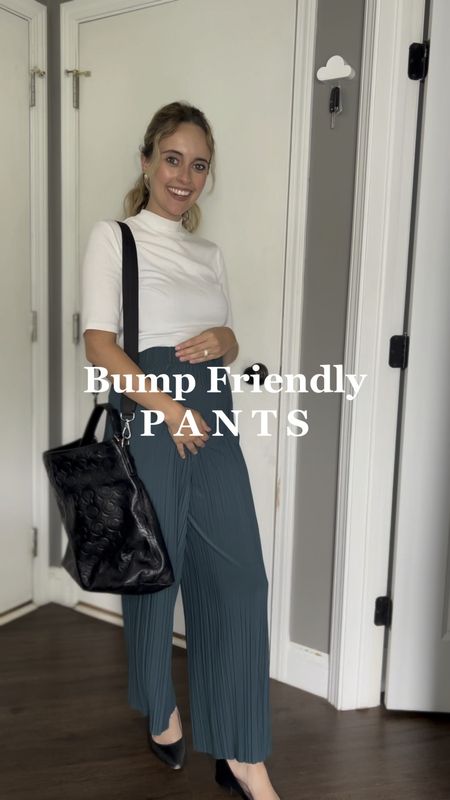 Bump friendly ribbed pants // stretchy
pants // work outfits // Amazon fashion // non maternity outfit // maternity // date night // brunch outfit



#LTKfindsunder50 #LTKbump #LTKstyletip