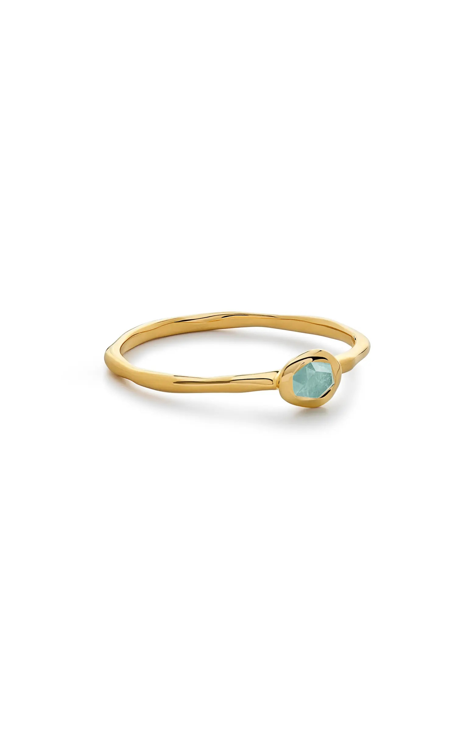 Odyssey Aquamarine Stacking Ring | Nordstrom