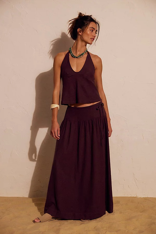Sandshell Linen Skirt Set | Free People (Global - UK&FR Excluded)