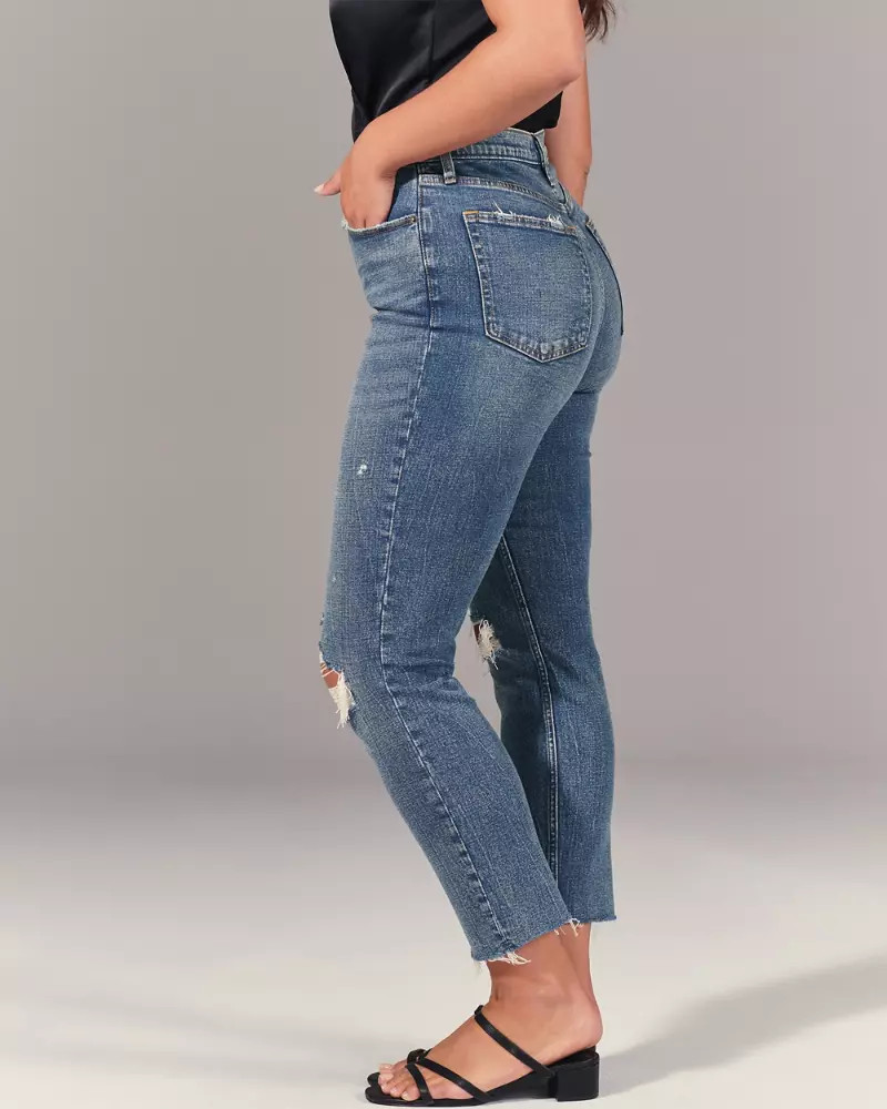 Ultra High Rise Mom Jeans | Abercrombie & Fitch US & UK