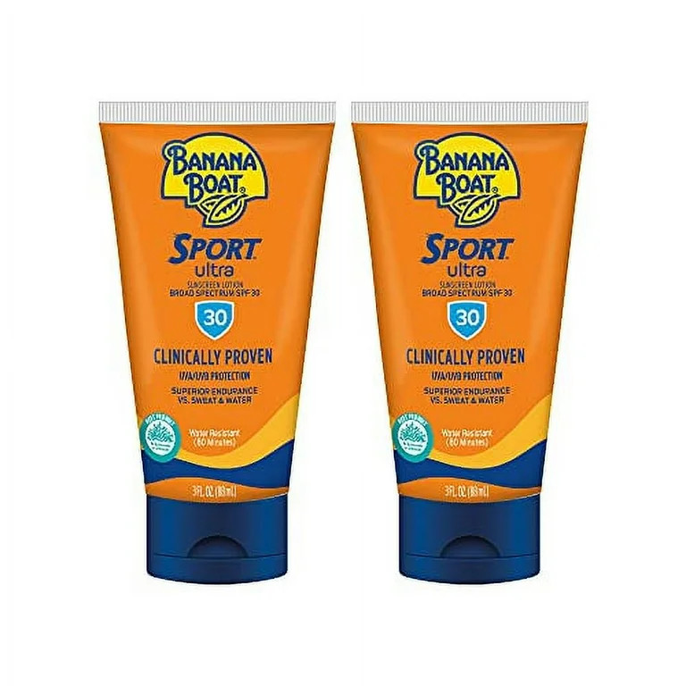 Banana Boat Sport Ultra SPF 30 Sunscreen Lotion, 3oz | Travel Size Sunscreen, Banana Boat Sunscre... | Walmart (US)