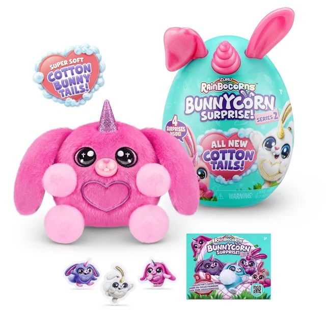 Rainbocorns Bunnycorn Surprise Series 2 Plush Toy by ZURU | Walmart (US)