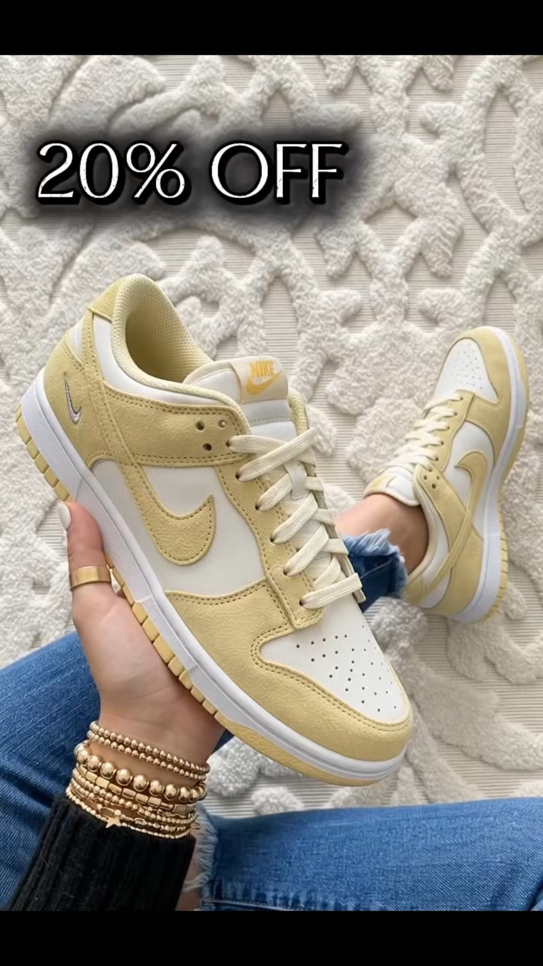 Nike suede dunks now 20% off. Runs true to size and comes in over 8 colors