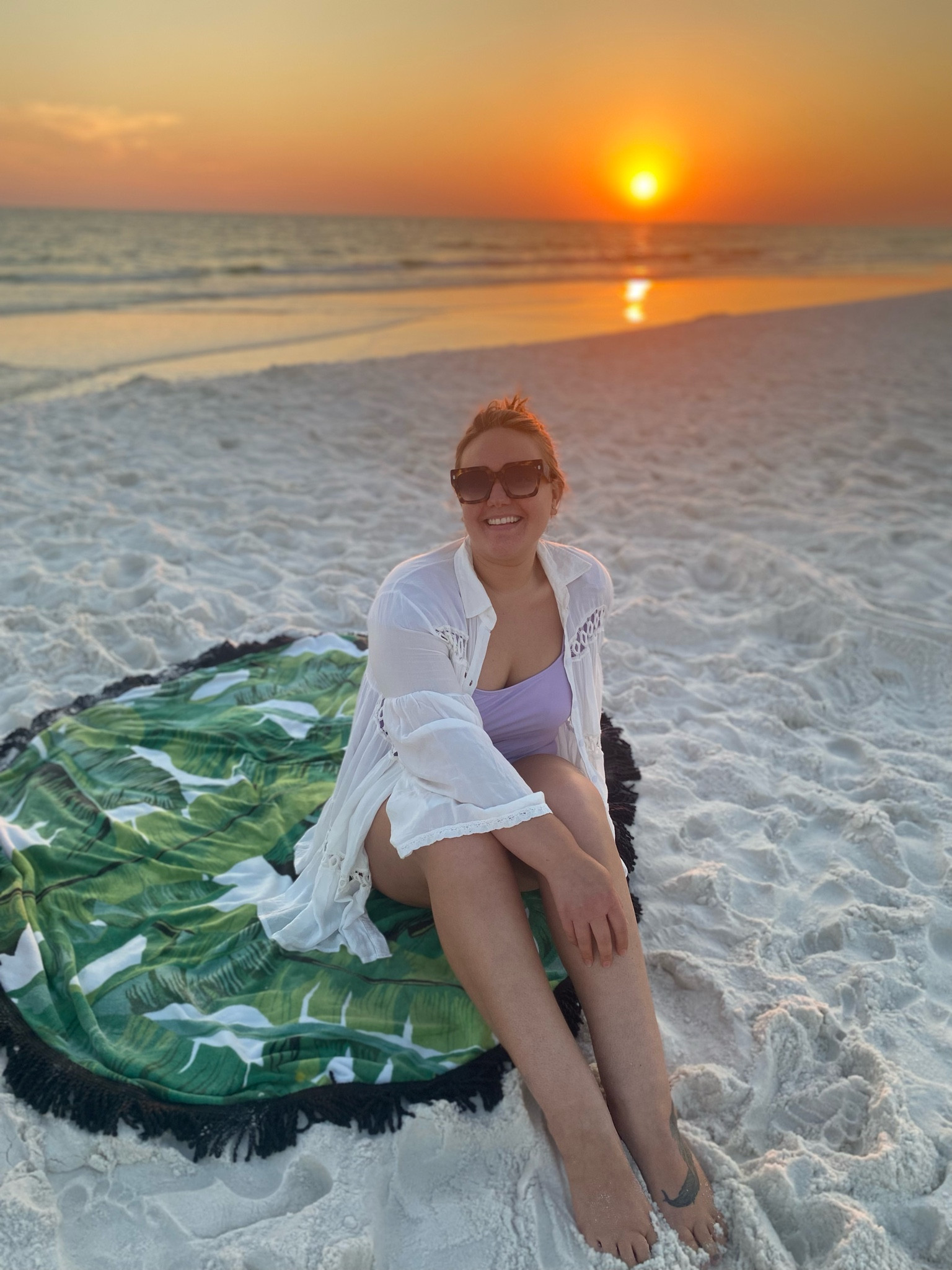 Swimsuit coverup, swimsuit, 
modest swimwear, beach, pool, 
one piece, bathing suit, white coverup, button down shirt, round beach towel, round beach blanket 

#LTKTravel #LTKMidsize #LTKSwim