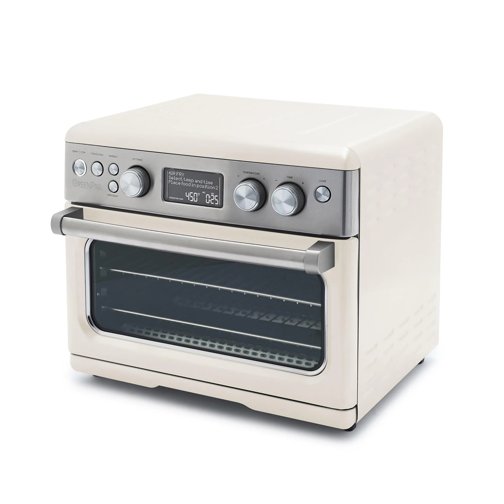 Greenpan Elite 29.9-Quart White Digital 1 -Baskets Air Fryer Stainless Steel | CC007517-001 | Lowe's