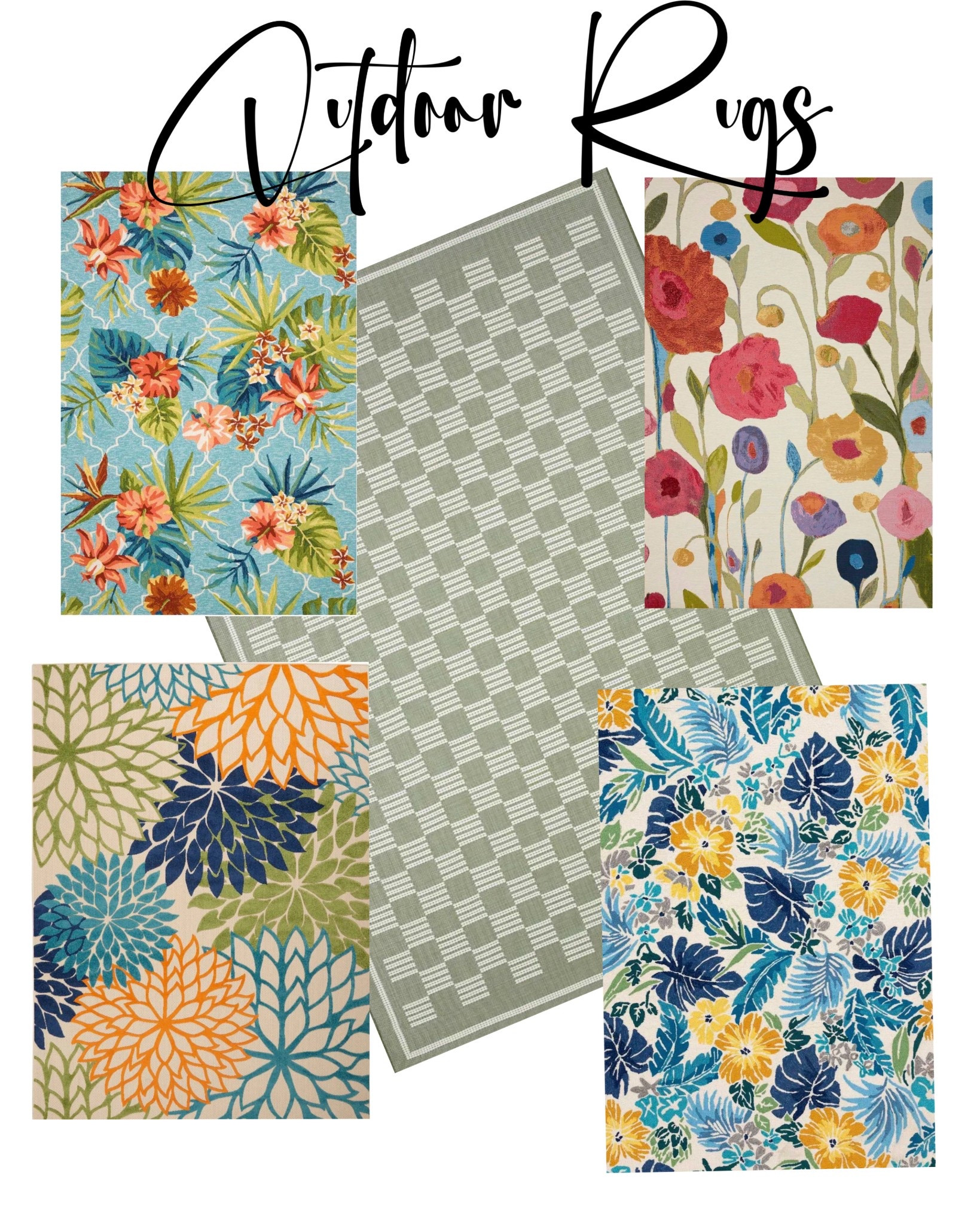 Outdoor Rugs from At Home 

#LTKHome #LTKSeasonal #LTKFamily