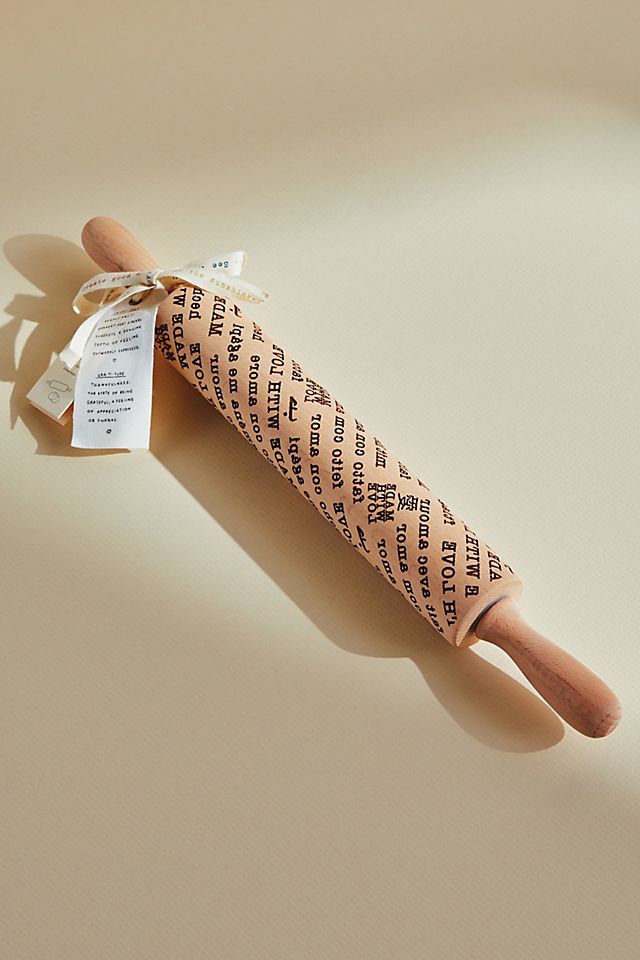 Heartfelt by Anthropologie Made With Love Rolling Pin | Anthropologie (US)