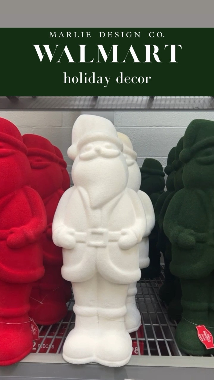Walmart Holiday Decor | flocked Santa | holiday time | Christmas decor | holiday decor | Walmart | Walmart finds

#LTKhome #LTKHoliday #LTKSeasonal