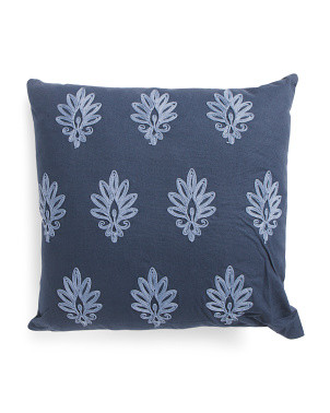 20x20 Embroidered Medallion Pillow | TJ Maxx