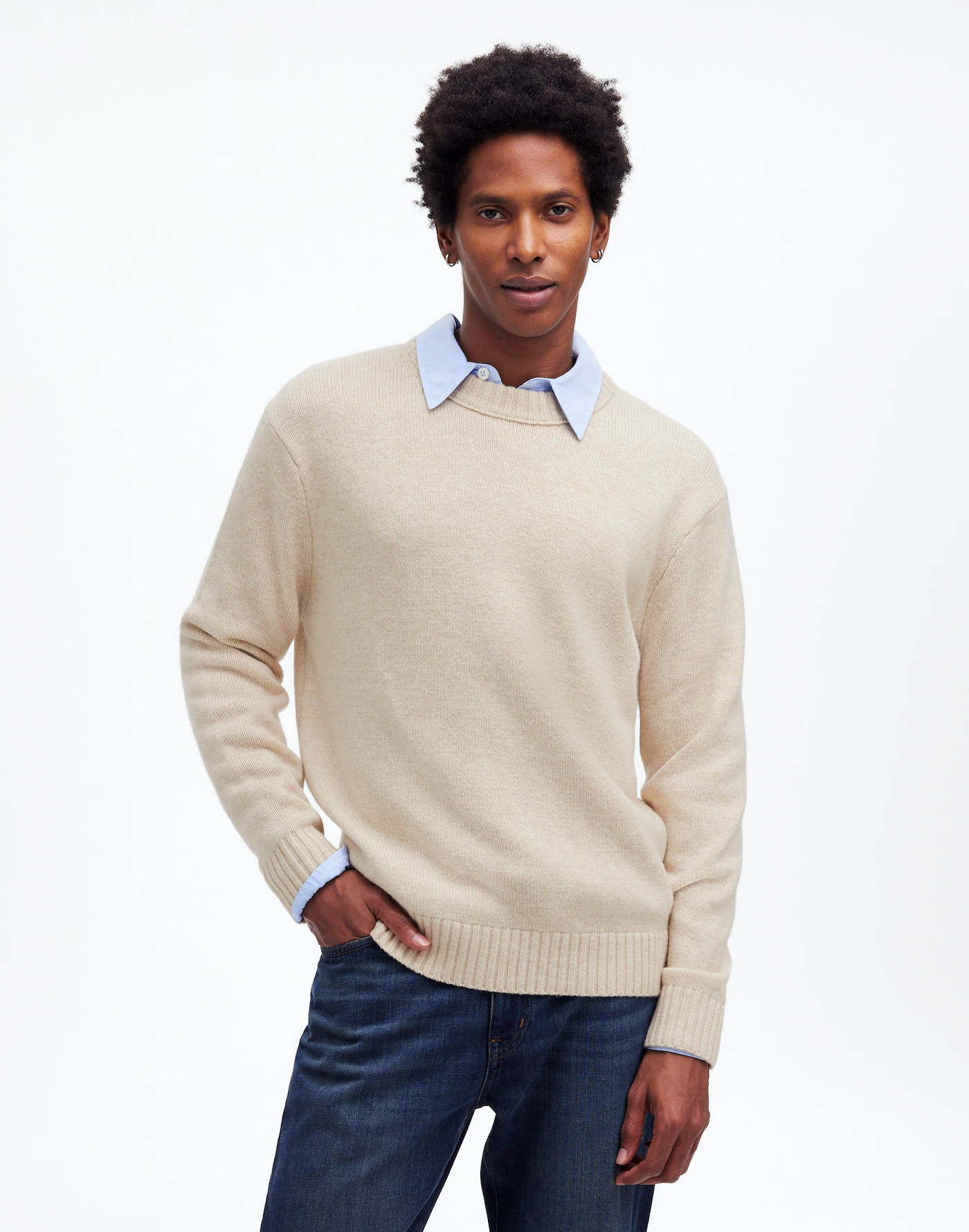 Crewneck Sweater in SoftWool | Madewell | Madewell