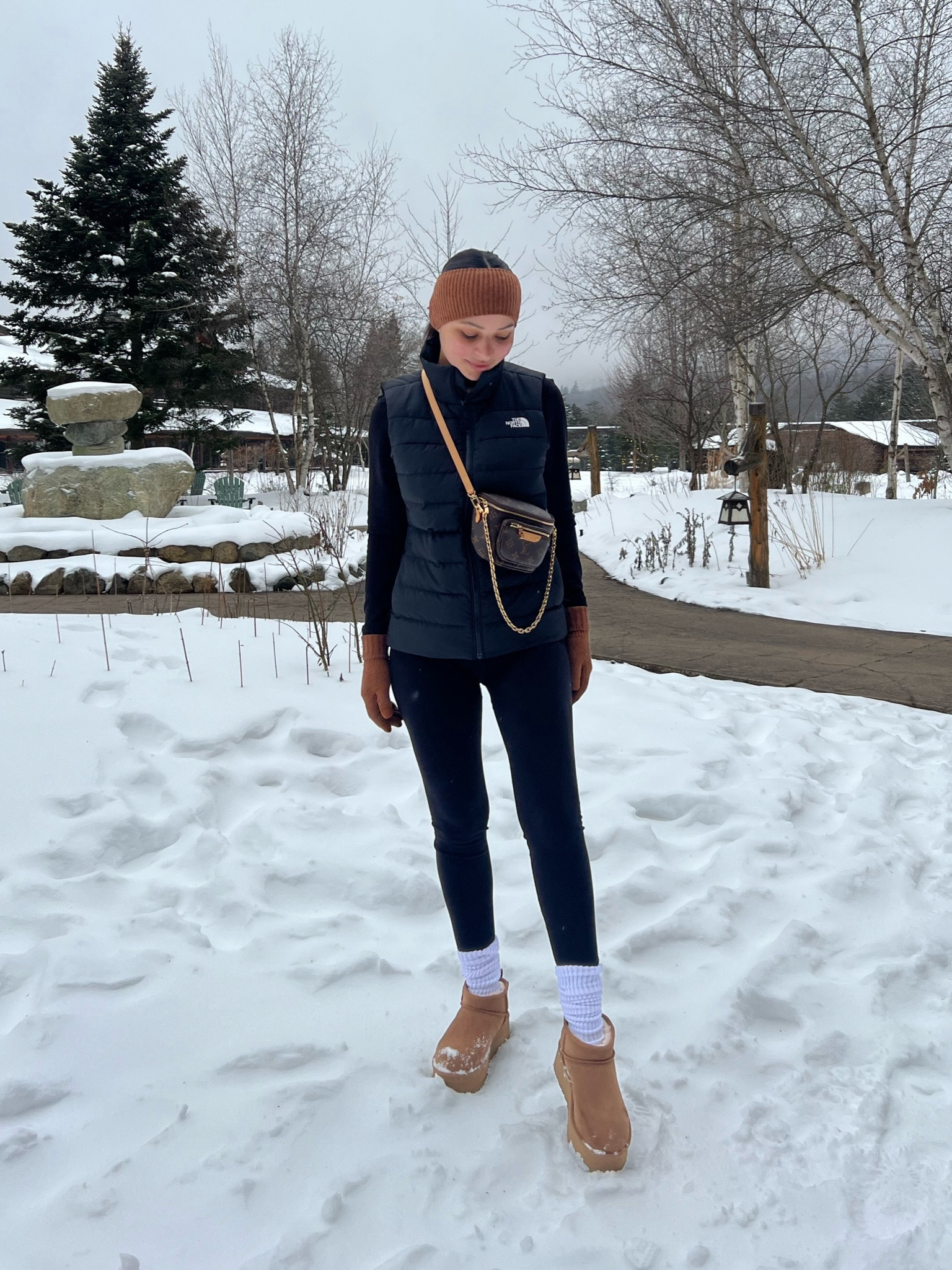 The warmest leggings and top! Perfect for the negative degree weather here! 