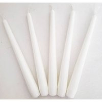 X3 X4 X6 White Candlesticks | Wedding Candles Taper Decor Bulk Candles| Quality Non-Drip Vegan | Etsy (UK)