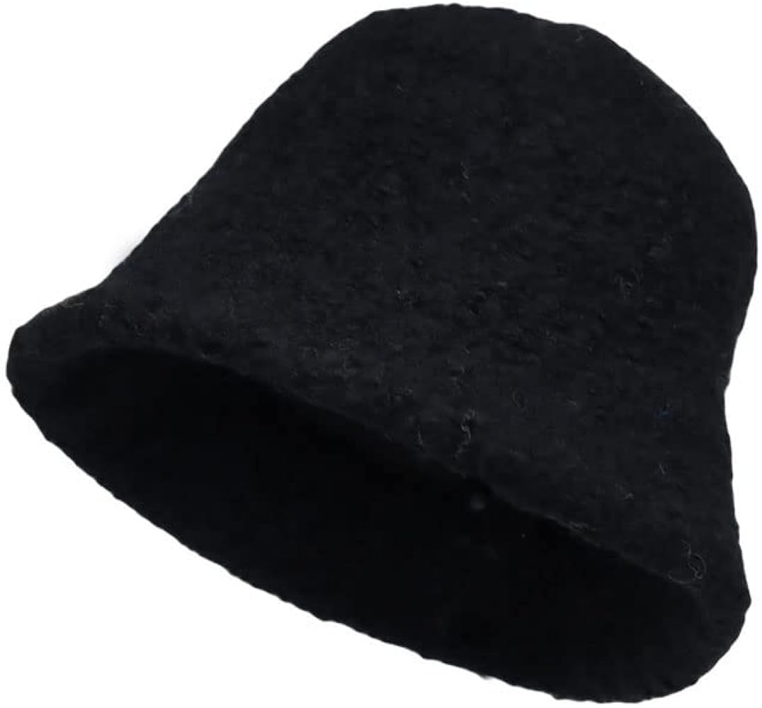 WITHMOONS Wool Winter Floppy Short Brim Womens Bucket Hat Cloche Hat YZB0132 | Amazon (US)