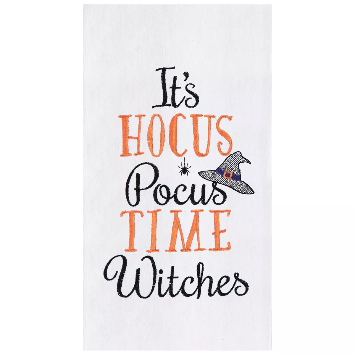 C&F Home Hocus Pocus Time Cotton Embroidered Flour Sack Halloween Kitchen Towel | Target
