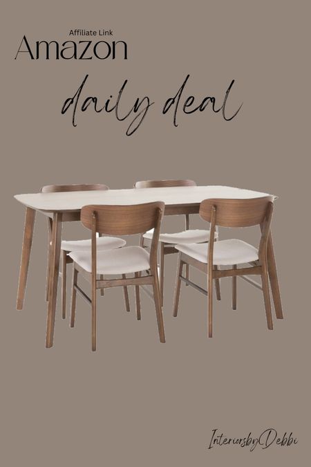 Amazon Deal 
Kitchen table, table and chairs, transitional home, modern decor, amazon find, amazon home, target home decor, mcgee and co, studio mcgee, amazon must have, pottery barn, Walmart finds, affordable decor, home styling, budget friendly, accessories, neutral decor, home finds, new arrival, coming soon, sale alert, high end look for less, Amazon favorites, Target finds, cozy, modern, earthy, transitional, luxe, romantic, home decor, budget friendly decor, Amazon decor #amaxonhome #founditonamazon 

#LTKSaleAlert #LTKHome #LTKSeasonal