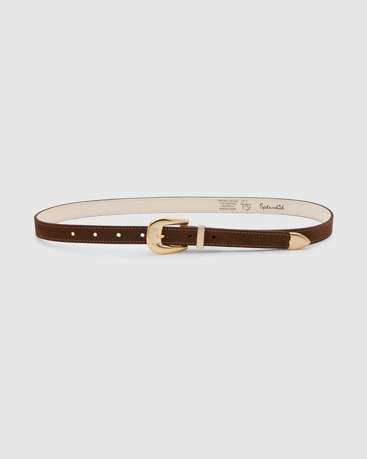 Skinny Suede Belt | Splendid | Splendid