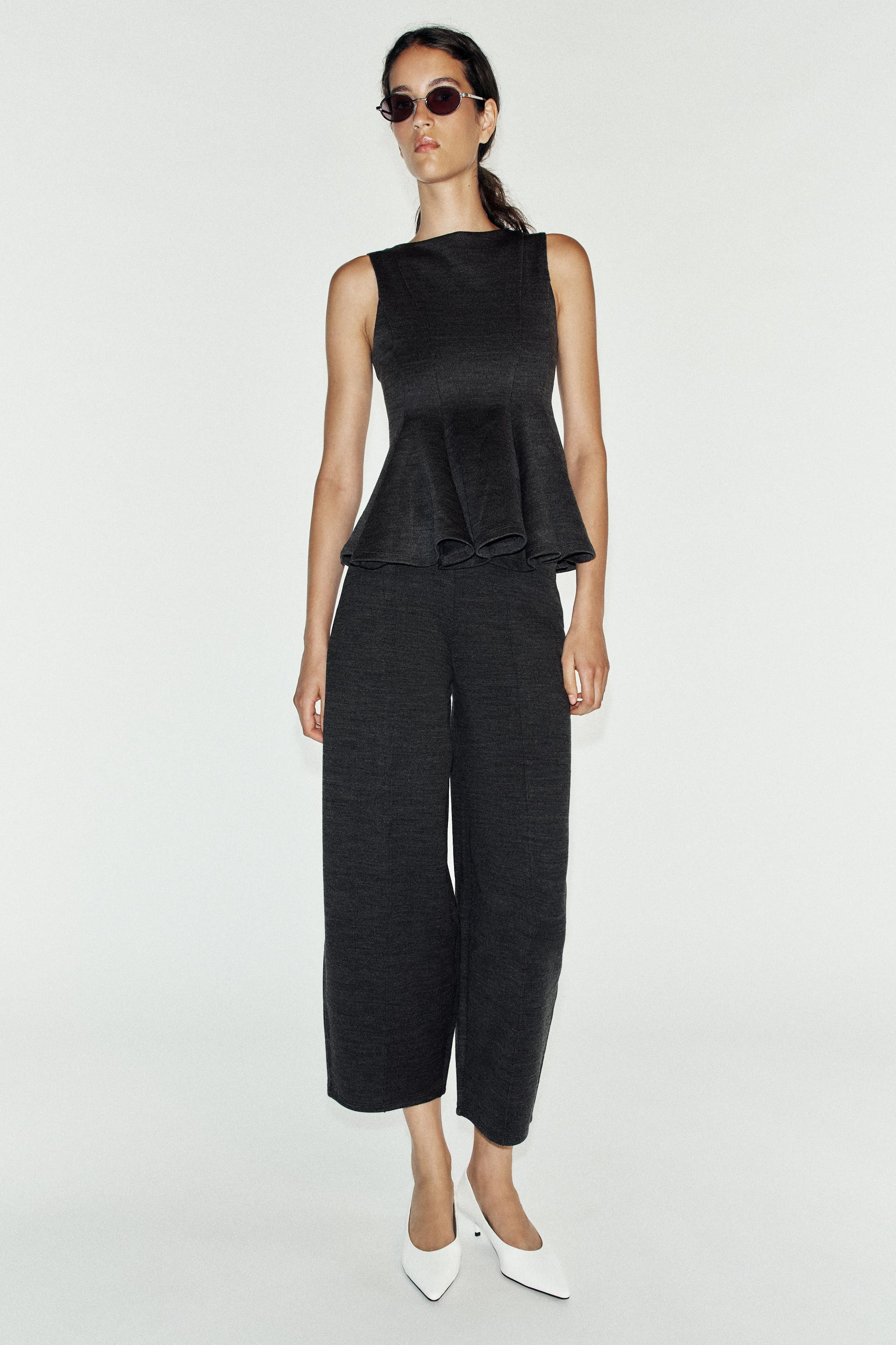 SOFT PEPLUM TOP | Zara DE