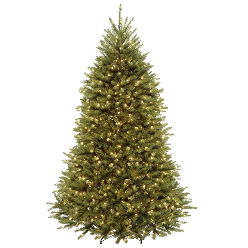 The Holiday Aisle® Dunhill Fir Tree with PowerConnect and Dual Color LED Lights & Reviews | Wayf... | Wayfair North America