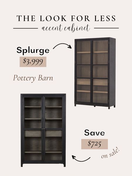 Pottery Barn inspired cabinet! Grab it while it’s on sale for a fraction of the price. 

PB dupe, get the look for less, designer inspired #home #diningroom #homeoffice #accentfurniture 

#LTKhome