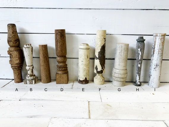 Farmhouse Porch Post Candle Stick; Vintage Wooden Candle Holder; Shabby Chic, Rustic, Primitive D... | Etsy (US)