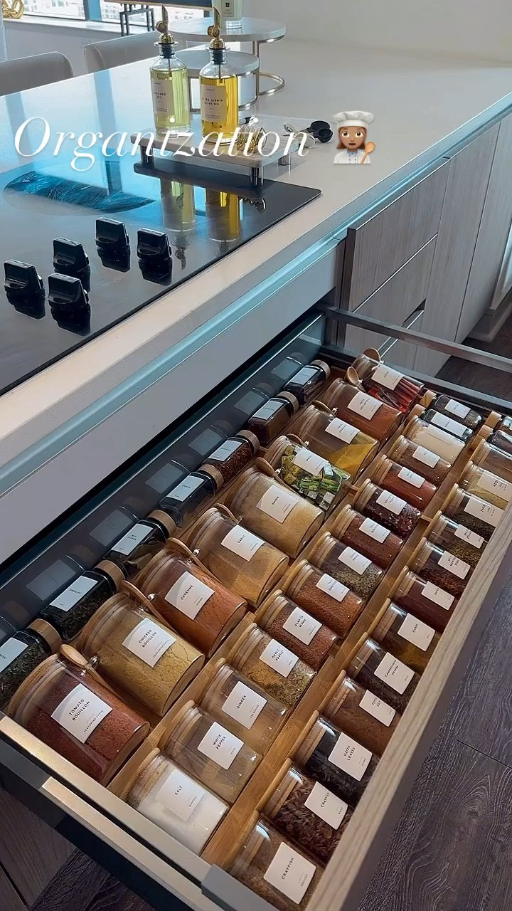 Seasoning Organization & oil with serving stand 

#LTKhome