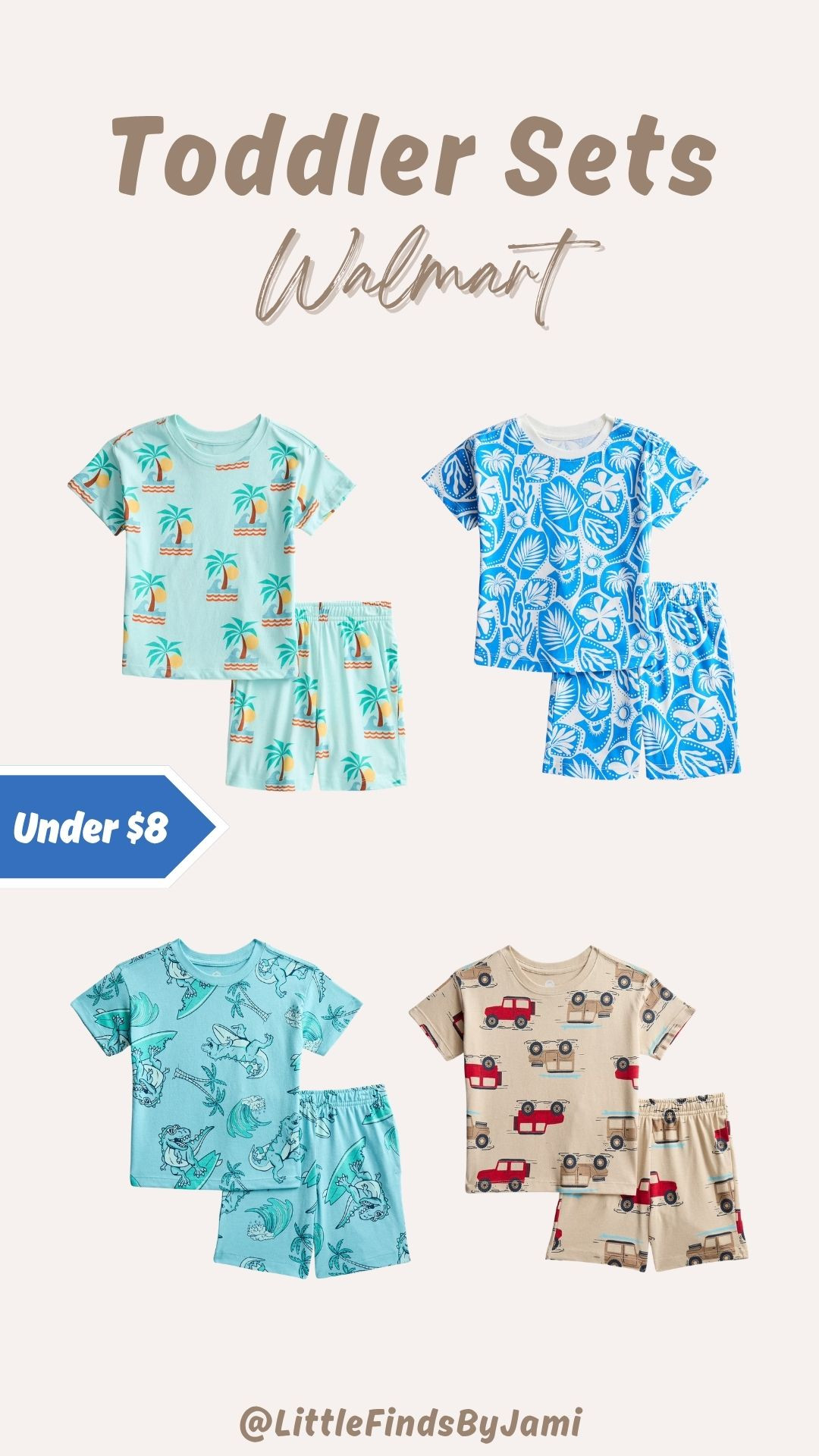 Toddler boy short sets at Walmart. Deal. Affordable. Summer spring must haves. Travel outfit. Boy mom. Mom finds. Beach. Vacation style

#LTKmomlife #LTKKids #LTKootd