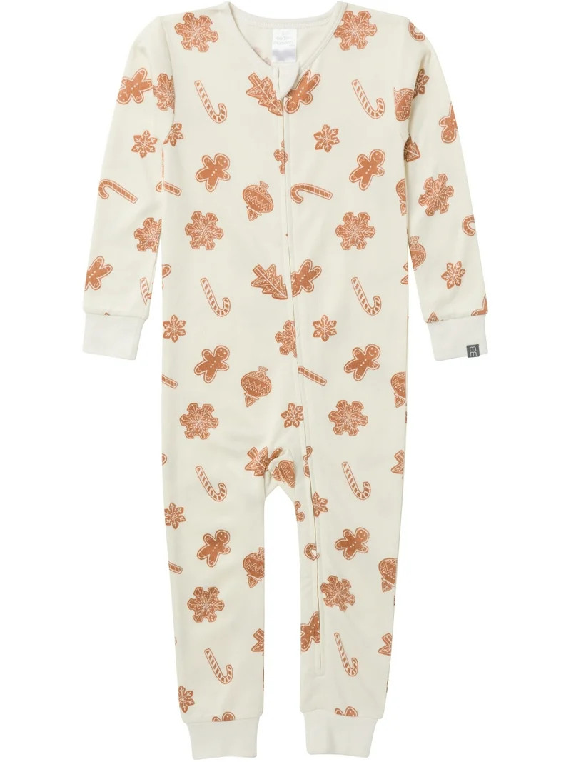 Modern Moments by Gerber Christmas One-Piece Pajama, Sizes 12 Months - 5T | Walmart (US)
