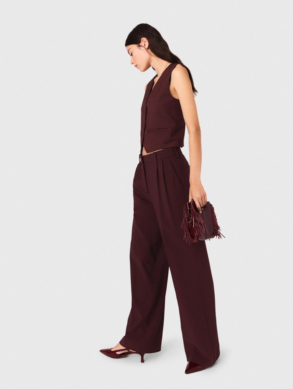 Anzughose Rot für Damen | Maje | Maje EU