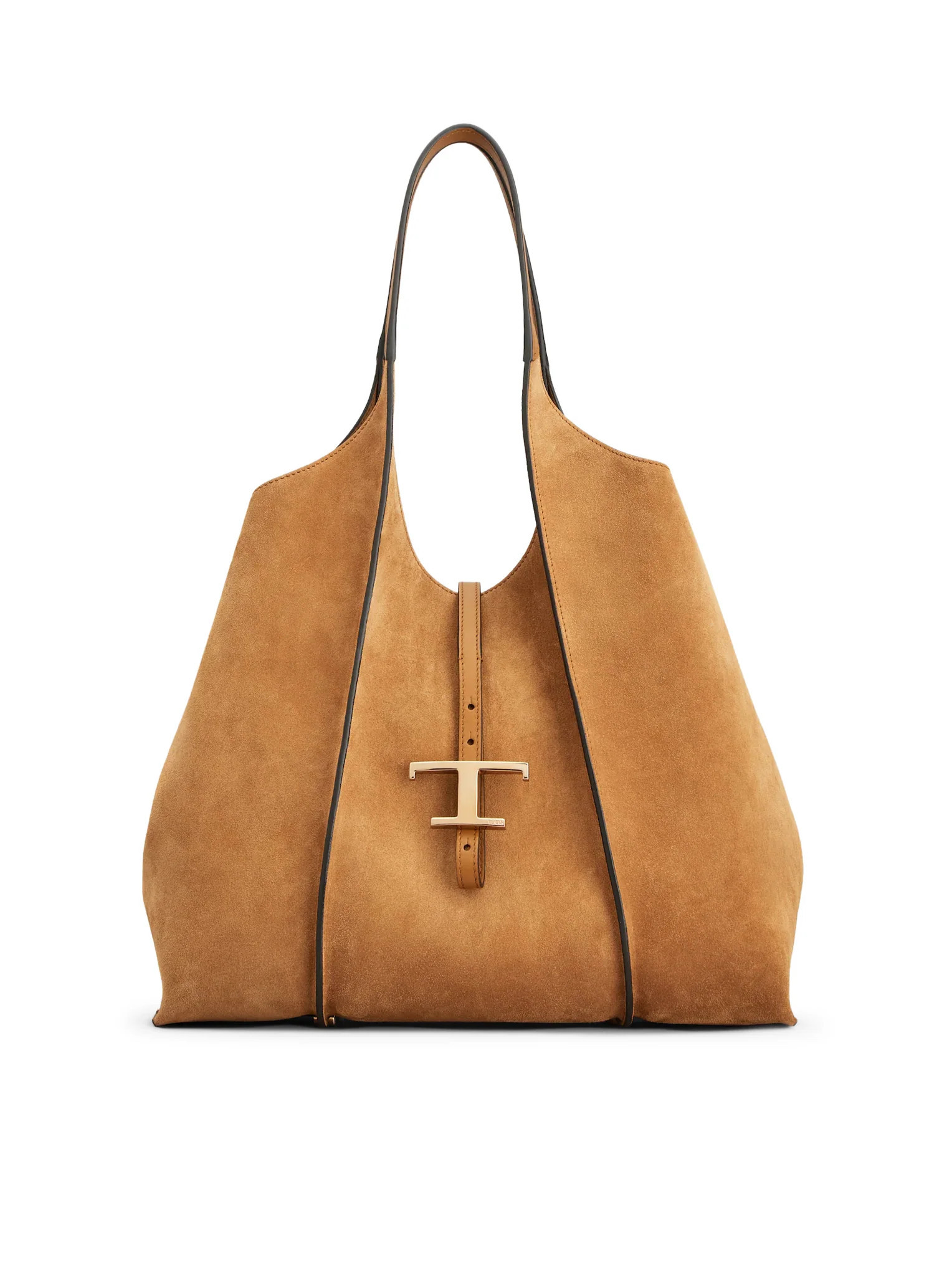 SUEDE SHOPPING BAG WITH THIN HANDLES - Tod`s - Woman | Suitnegozi INT