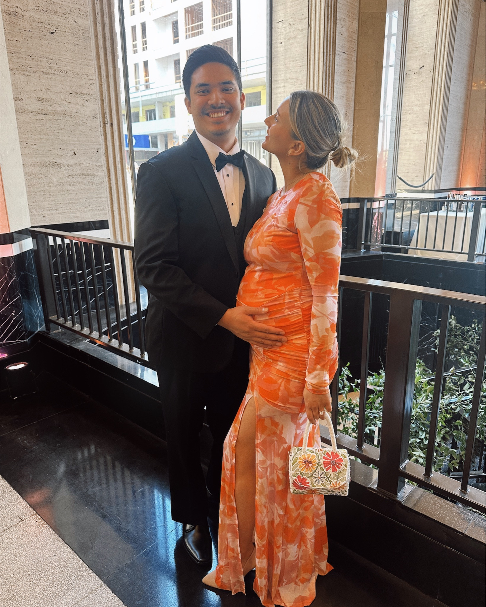 (Non Maternity) Bump Friendly Dress 💕 I sized up one size from my norm, and it fit perfectly around my 6 month bump. Stretchy fabric and the ruching made it very flattering  

#LTKWedding #LTKBump