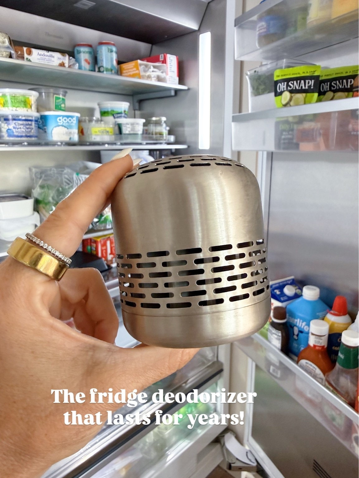 Amazon kitchen fave!! Deodorizer lasts for years, and really works!!