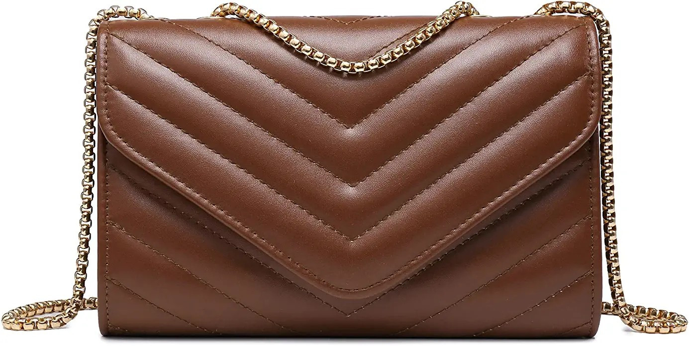 Dasein Women Small Quilted Crossbody Bags Stylish Designer Evening Bag Clutch Purses and Handbags... | Amazon (US)