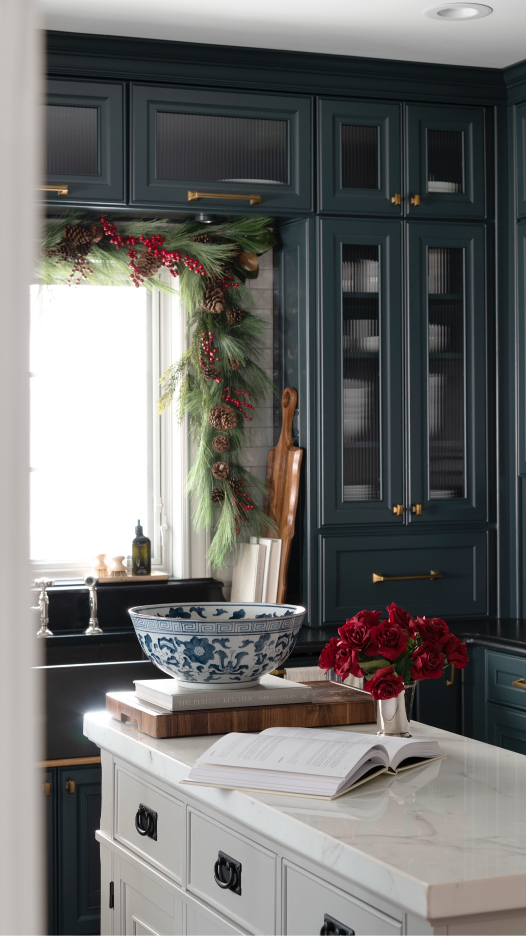 I was going for Ralph Lauren Christmas kitchen… loving the bits of red!

#LTKSeasonal #LTKHome #LTKHoliday