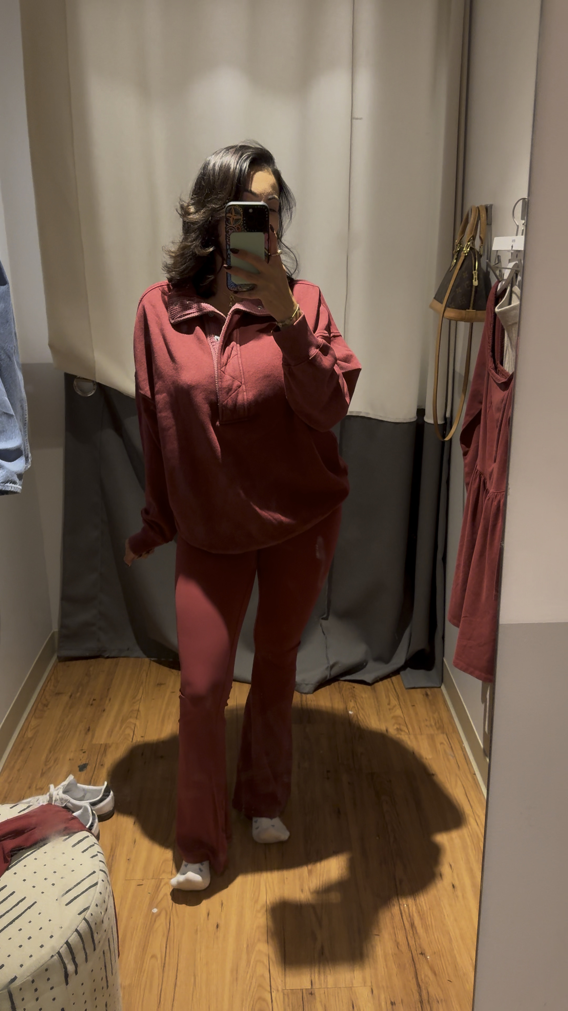 This set is SO good 🤎 
Top: M
Pants: M

#LTKSaleAlert #LTKMidsize #LTKActive