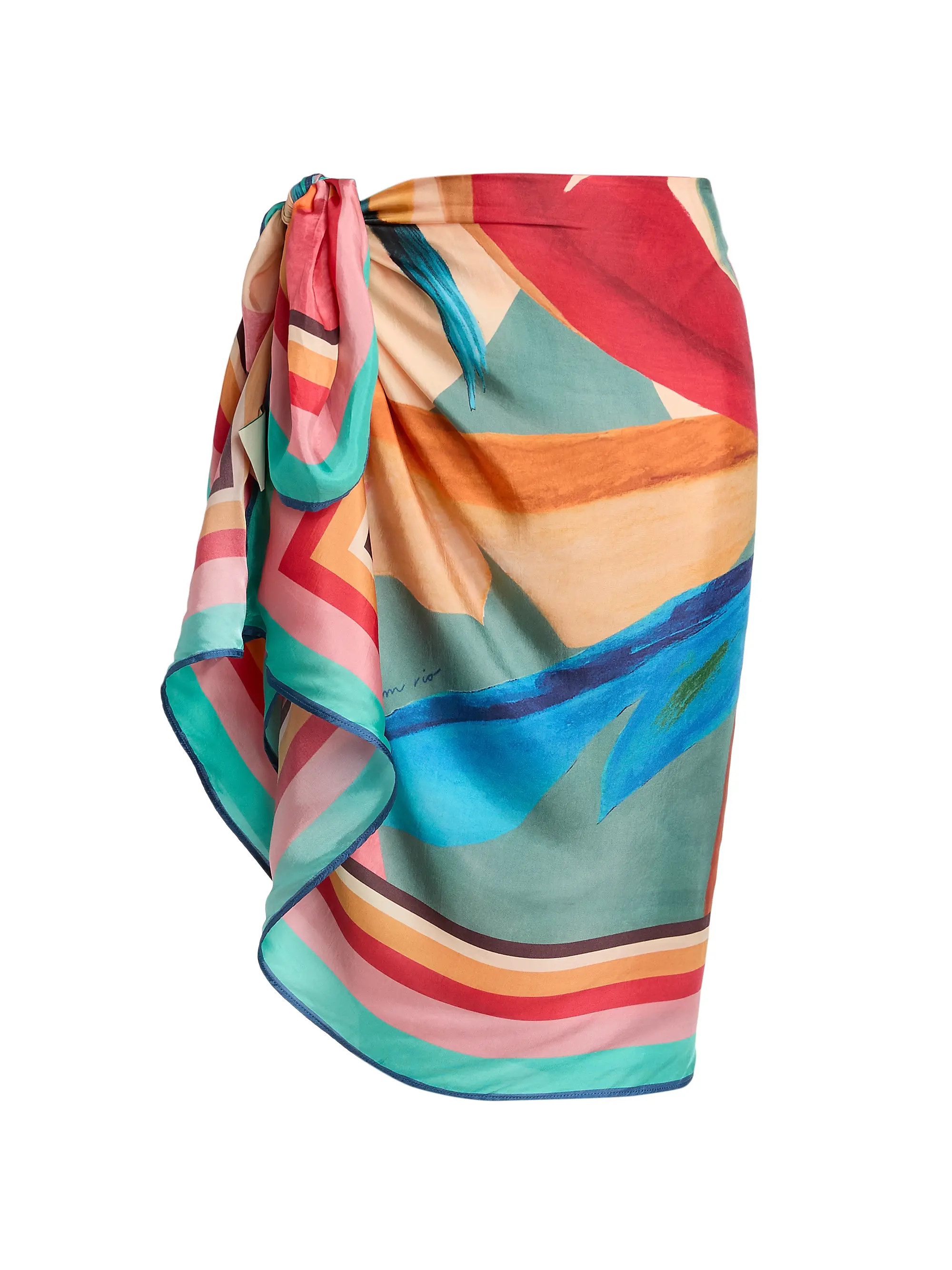 Farm Rio Atlantic Rain Forest Printed Sarong | Saks Fifth Avenue | Saks Fifth Avenue