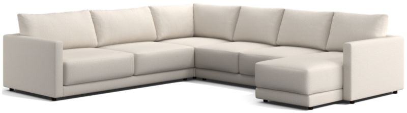 Gather Deep 4-Piece Corner Sectional Sofa + Reviews | Crate & Barrel | Crate & Barrel