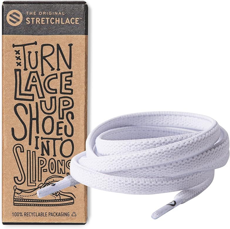 THE ORIGINAL STRETCHLACE | Elastic Shoe Laces | As Seen on Shark Tank | Flat Stretch Shoelaces | Amazon (US)