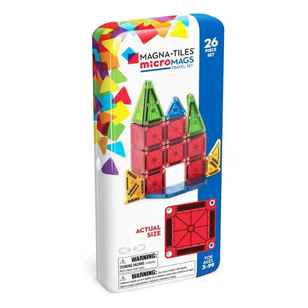 Magna Tiles microMAGS 26 Piece Travel Magnetic Construction Set | Scheels