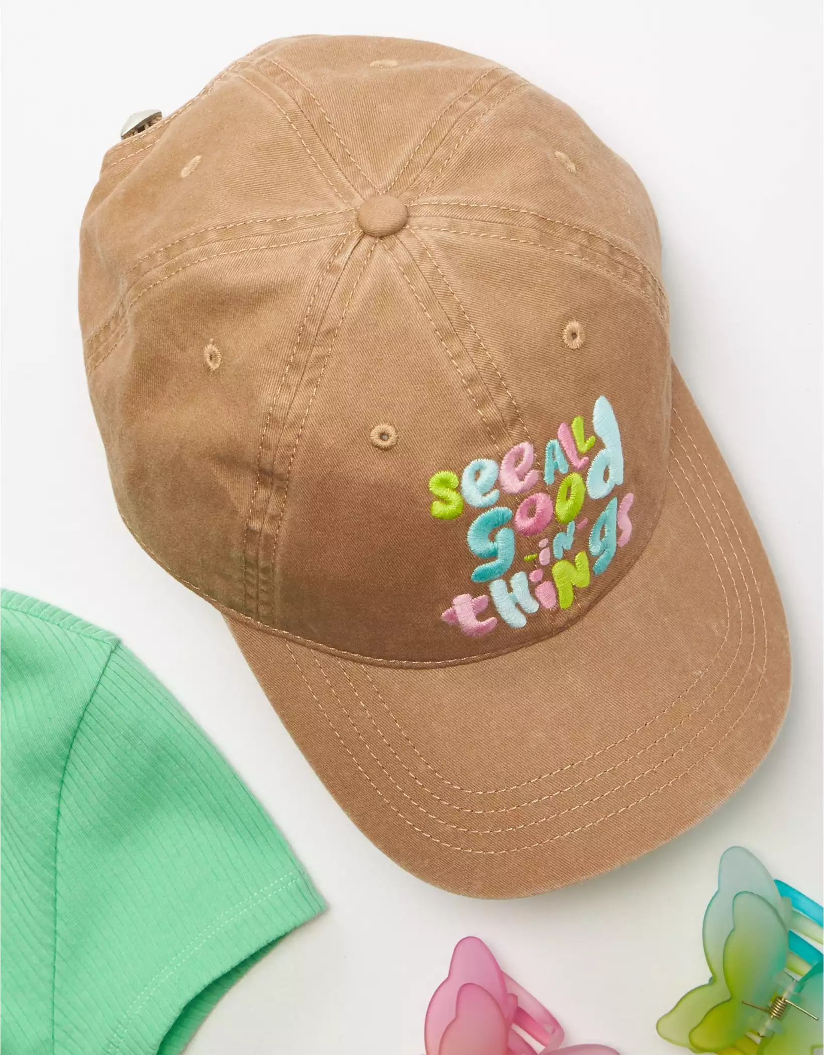 AE See All Good In Things Baseball Hat | American Eagle Outfitters (US & CA)