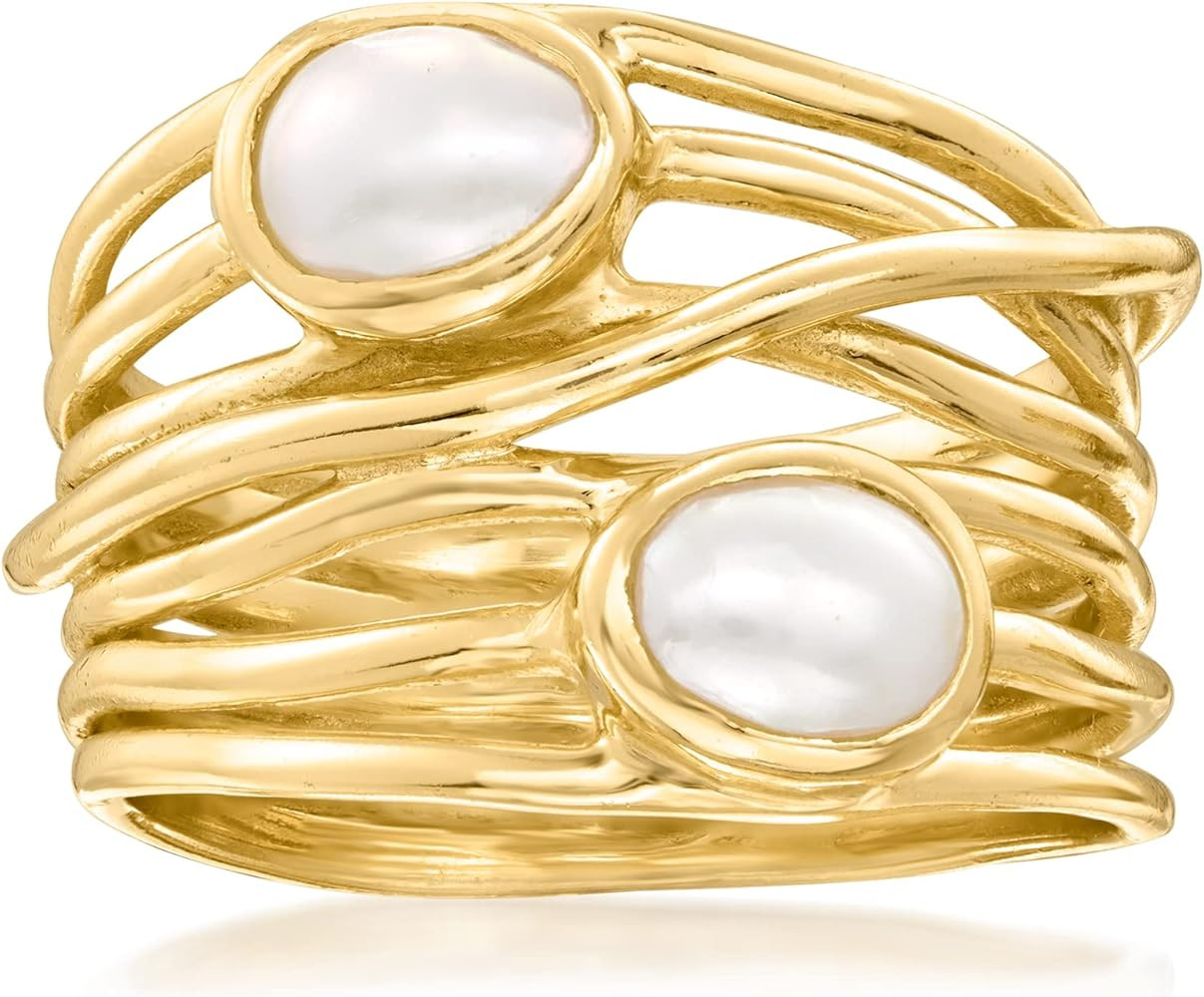 Ross-Simons Gemstone Highway Ring in 18kt Gold Over Sterling | Amazon (US)