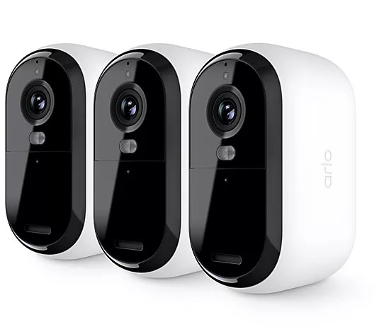Arlo Essential 2K Outdoor Wireless Security Camera 3-Pack (2ndGen) - QVC.com | QVC