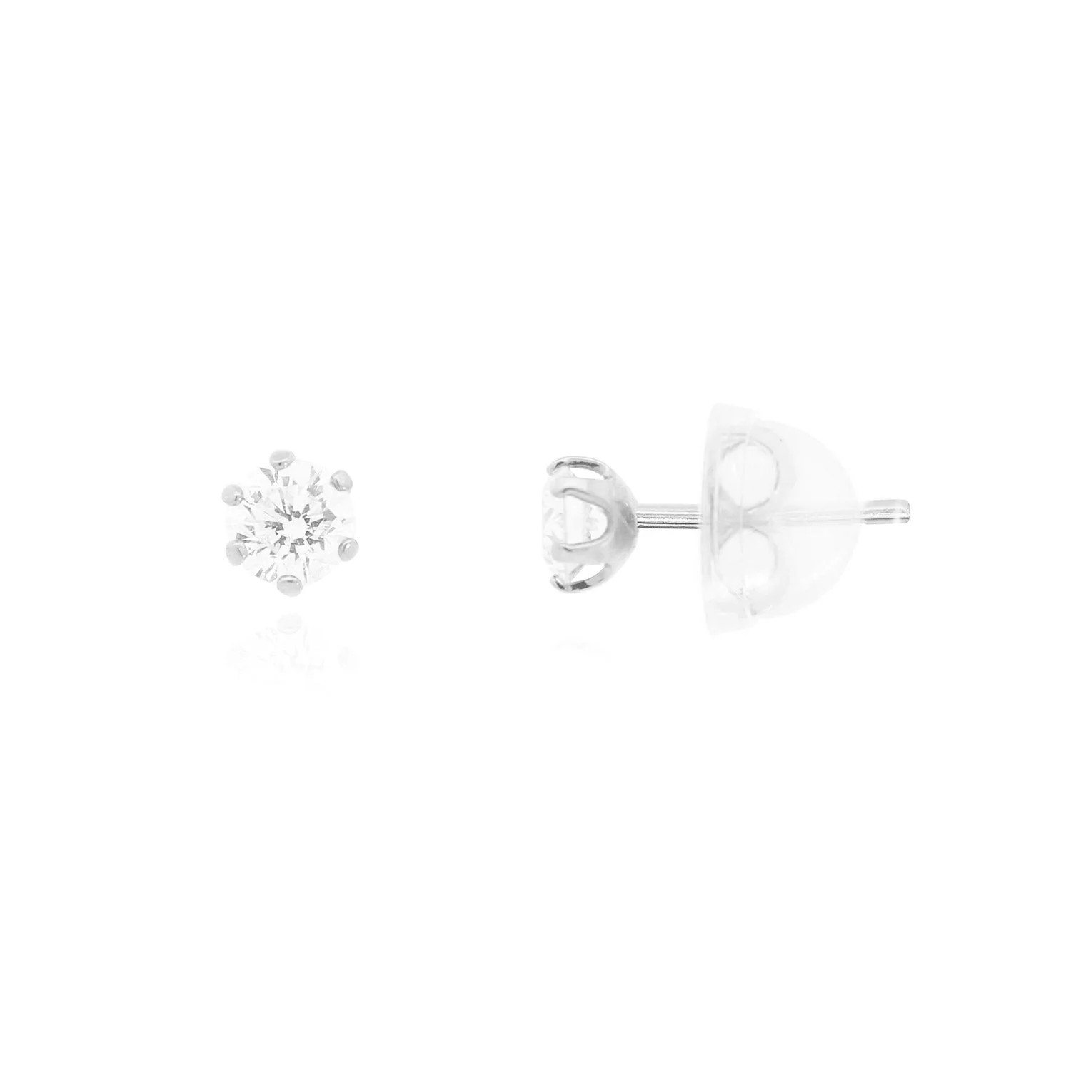 Round Diamond Stud Earrings | Shop Simon