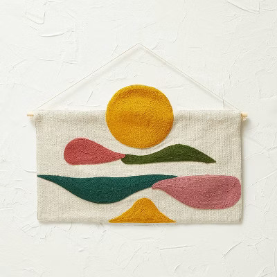 30" x 20" Sunset Woven Wall Hanging Brown - Opalhouse™ designed with Jungalow™ | Target